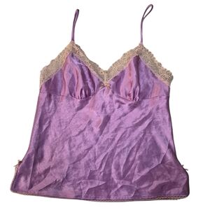 Victoria's Secret Y2K Lavender Baby Doll Camisole with Lace